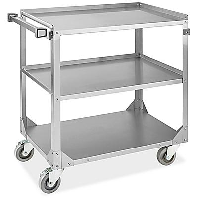 Stainless Steel Service Cart - 31 x 19 x 33