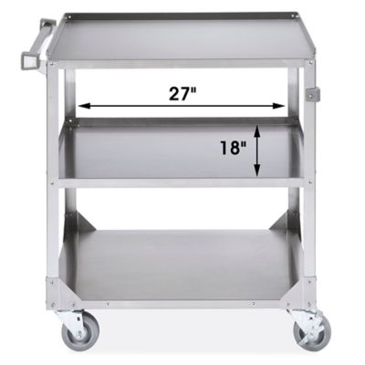 Stainless steel tool deals cart