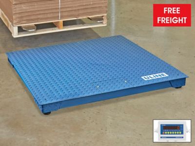 Low Profile Floor Scale - 4 x 4', 5,000 lbs x 1 lb H-754