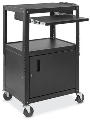 Economy AV Cart with Cabinet 20 26 - 29-42\