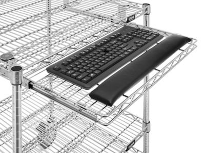 Wire Computer Cart - 30 x 24 x 40 H-7555 - Uline