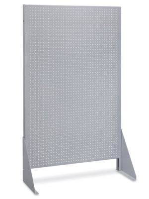 Single-Sided Pegboard Floor Rack - 40 x 66 x 14" H-7557