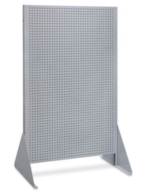 Double-Sided Pegboard Floor Rack - 40 x 66 x 25" H-7558