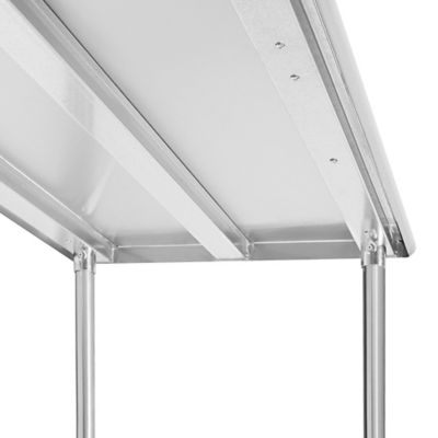 Deluxe Stainless Steel Worktable with Bottom Shelf - 72 x 36