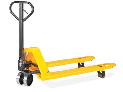 Uline Steel Wheel Pallet Truck - Standard Fork, 48 x 27" H-7574