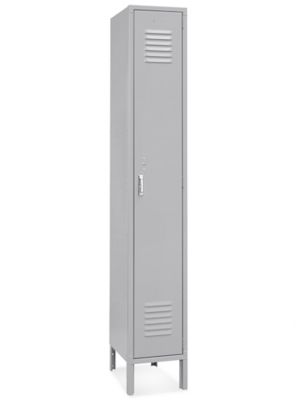 Uline Single Tier Lockers - 1 Wide, Unassembled, 12" Wide, 18" Deep