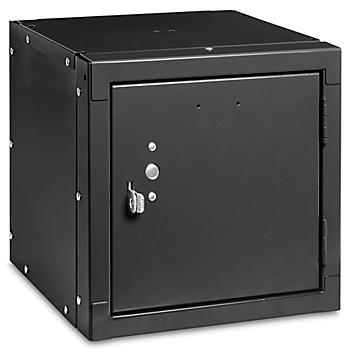 Stackable Cube Locker - 12 x 12 x 12", Black H-7587BL