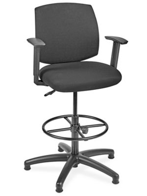 Fabric Office Stool H-7589 - Uline