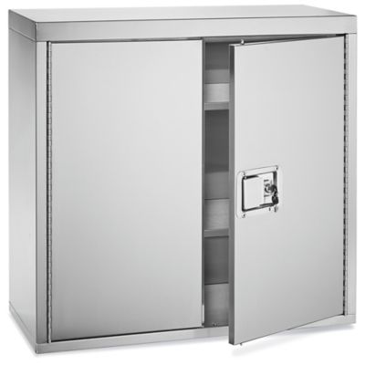 Stainless deals hanging cabinet