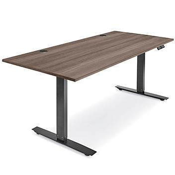 Adjustable Height Desk - 72 x 30", Gray H-7599GR