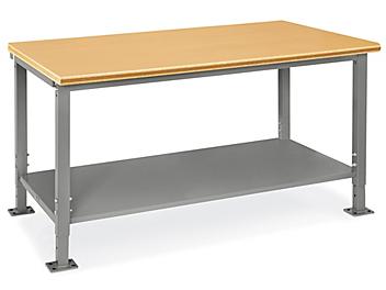 Heavy-Duty Packing Table - 60 x 36", Composite Wood Top H-7606-WOOD