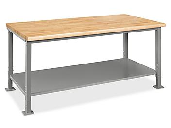 Heavy-Duty Packing Table - 72 x 36", Maple Top H-7607-MAP