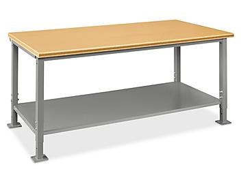 Heavy-Duty Packing Table - 72 x 36", Composite Wood Top H-7607-WOOD
