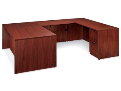 Uline l deals shaped desk