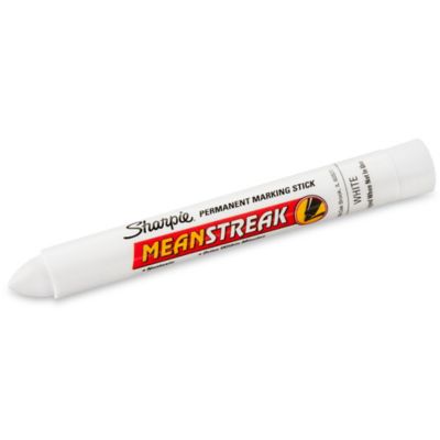 Sharpie Mean Streak Marking Stick Broad Tip White