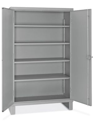 Strong Hold Bin Storage Cabinet with Shelves - Trammell Equipment Company