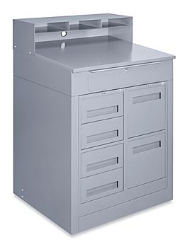 4 Drawer/2 Drawer Storage Shop Desk H-7649