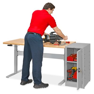 Stationary Workbench Pedestal - Cabinet H-7650 - ULINE