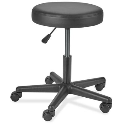 Tabouret HIGH TECH Vinyle Sur roulettes Hauteur ajustable À