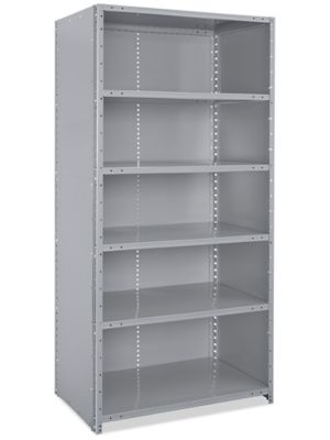 Closed Industrial Steel Shelving - 36 x 24 x 75" H-7678