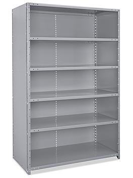 Closed Industrial Steel Shelving - 48 x 24 x 75" H-7680