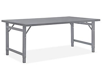 Steel Assembly Table without Bottom Shelf - 72 x 48" H-7698