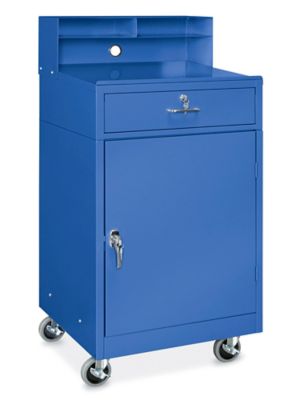 Mobile Shop Desk - 24 1/4 x 23", Blue H-7699BLU