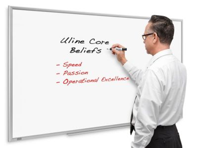 Nonmagnetic Melamine Dry Erase Board - 5 x 3' H-7728