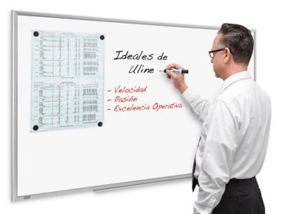 Pizarrón Blanco de Acero Magnético - 5 x 3' H-7729