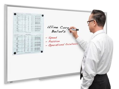 Magnetic Steel Dry Erase Board - 5 x 3' H-7729