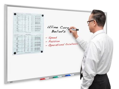 H-7730 – Tableau magnétique effaçable à sec en porcelaine – 5 x 3 pi