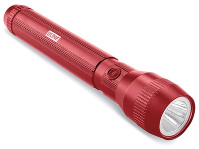 Petite lampe torche LED caoutchoutée rouge Diall 27 lumens