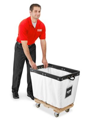 Narrow Vinyl Basket Truck - 4 Bushel H-7738