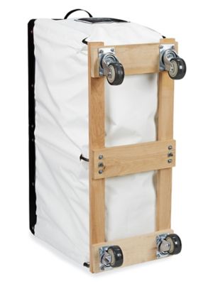 Narrow Vinyl Basket Truck - 6 Bushel H-7739 - Uline