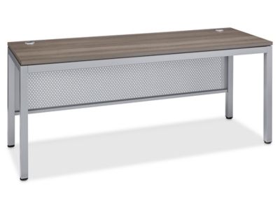 Downtown Office Workstation - 2-Person L-Desk, 120 x 72, Gray H-8248 -  Uline