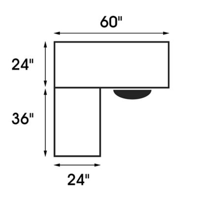 Downtown Office L-Desk