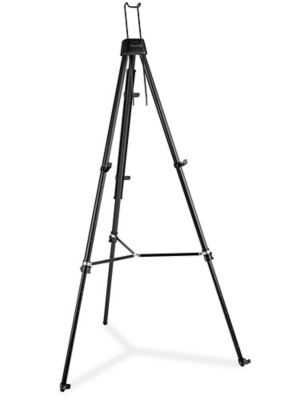 Heavy Duty Aluminum Telescoping Easel Black H7793BL Uline