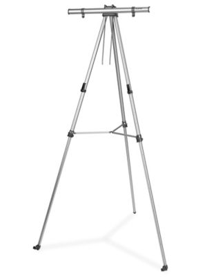 Quartet Aluminum Heavy-Duty Telescoping Easel, 66H, Black