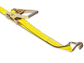 Uline Ratchet Tie-Downs - U-Hook, 2" x 27', 10,000 lb Capacity H-7796