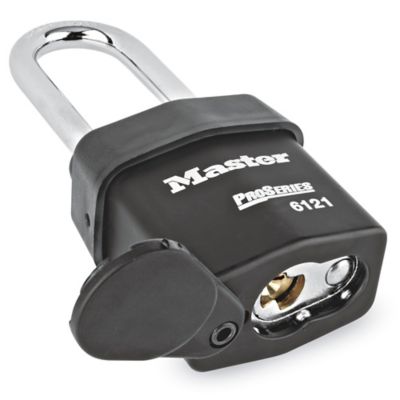 Master Lock Outdoor Keyed Padlock, 2-in Wide x 1-in Shackle Keyed Alike  (2-Pack) in the Padlocks department at