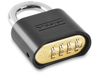 Master Lock Candado de combinación de candado de casillero, 3 unidades  (paquete de 1), los colores pueden variar y cerradura de combinación de