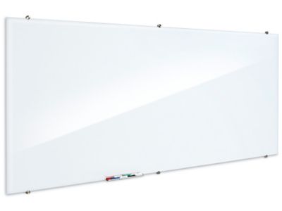 Magnetic Glass Dry Erase Whiteboard Set 24 X 36 Includes Magnets And Aluminum Marker Tray