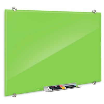 Magnetic Glass Dry Erase Board - 24 x 36- Light Green