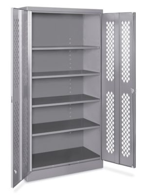 Electronic Storage Cabinet - 48 x 24 x 78, Black