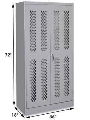 Ventilated Storage Cabinet - 36 x 18 x 72