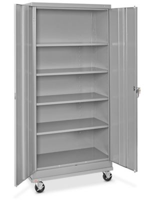 Standard Mobile Storage Cabinet - 36 x 18 x 78", Assembled, Gray H-7811AGR