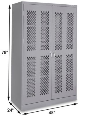 Heavy-Duty Welded Storage Cabinet with Drawers - 48 x 24 x 78 H-8504 -  Uline