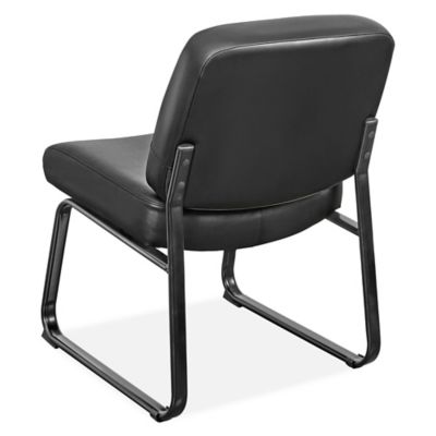 椅子 Supreme l flooring chair black 2020 Big and Tall Sled Base Chair - Vinyl, Black H-7819 - ULINE