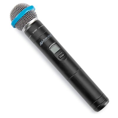 Microphone Sans Fil à La Main Isolé Sur Blanc