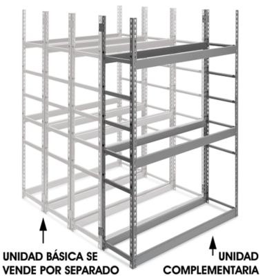Unidad Complementaria para Racks Horizontales para Barras - 18 x 60 x 60" H-7838